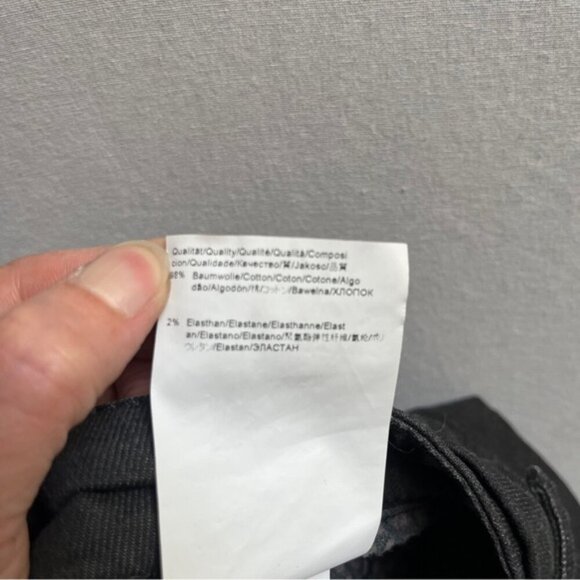 Boss Orange Lessunta Hugo Boss straight fit black denim jeans Sz 28 - Picture 10 of 13